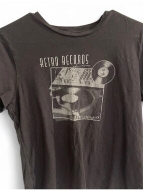Aerie Retro Records Baby Tee